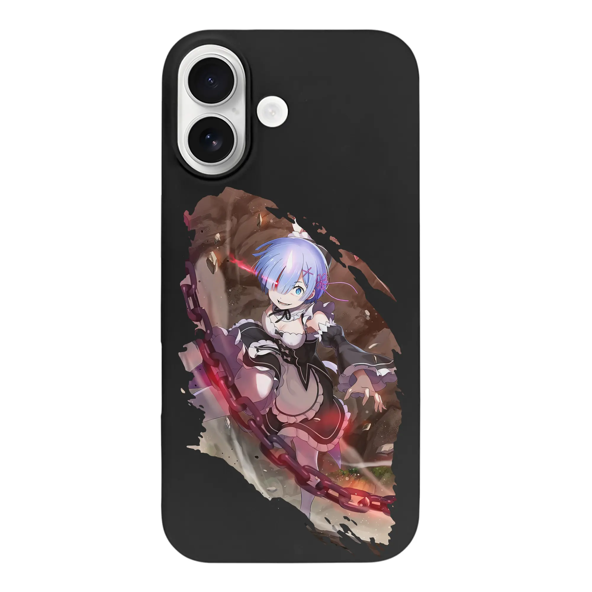 リゼロ グッズ レム - iPhone 17 シリーズ シリコンケース 薄型 耐衝撃 指紋防止 ソフトタッチカバー 精密フィット 傷防止 保護ケース iPhone 17/17 Air/17 Pro/17 Pro Max 対応